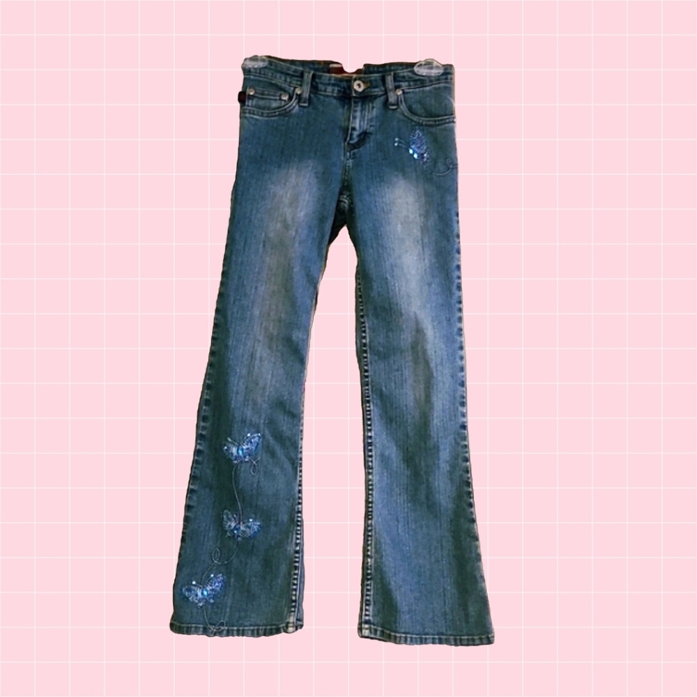 Z Cavaricci 🦋 Butterfly Flare Jeans